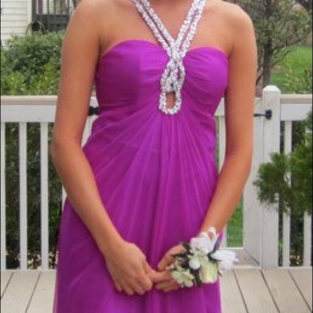 Fuchsia Prom Dress